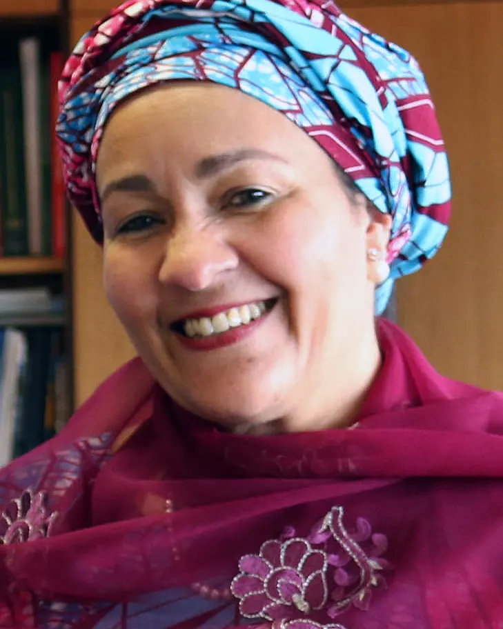 Portrait of Amina J. Mohammed.