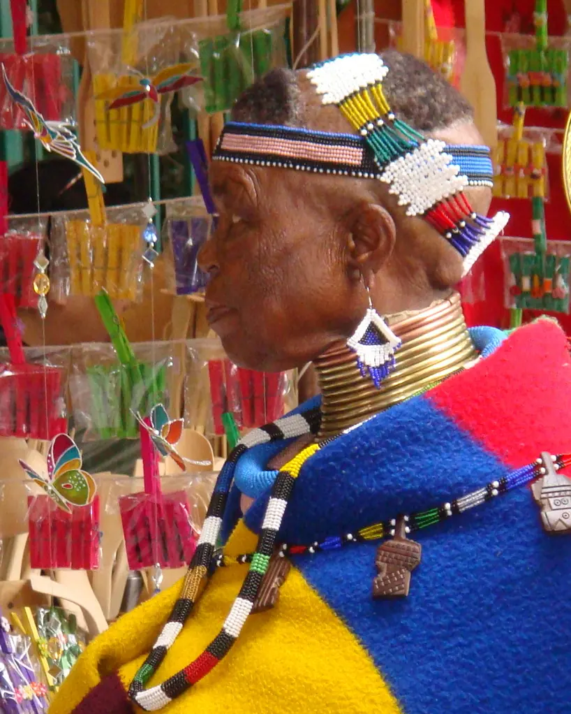 Portrait of Esther Mahlangu.