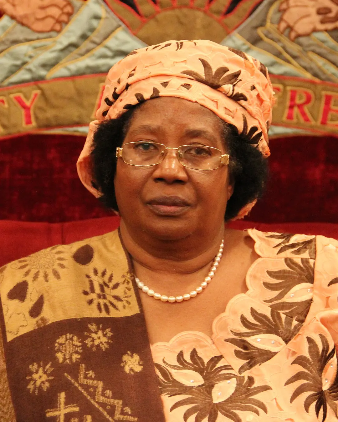 Portrait of Joyce Banda.