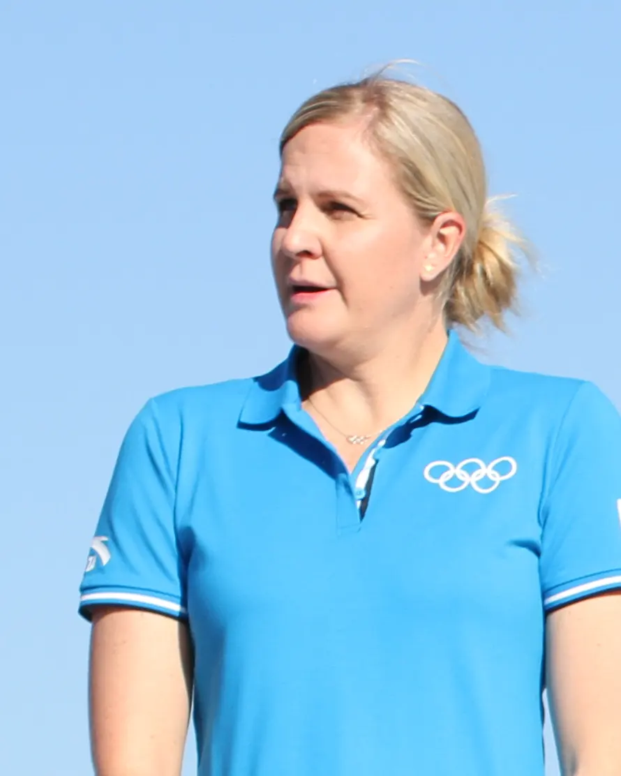Portrait of Kirsty Coventry.