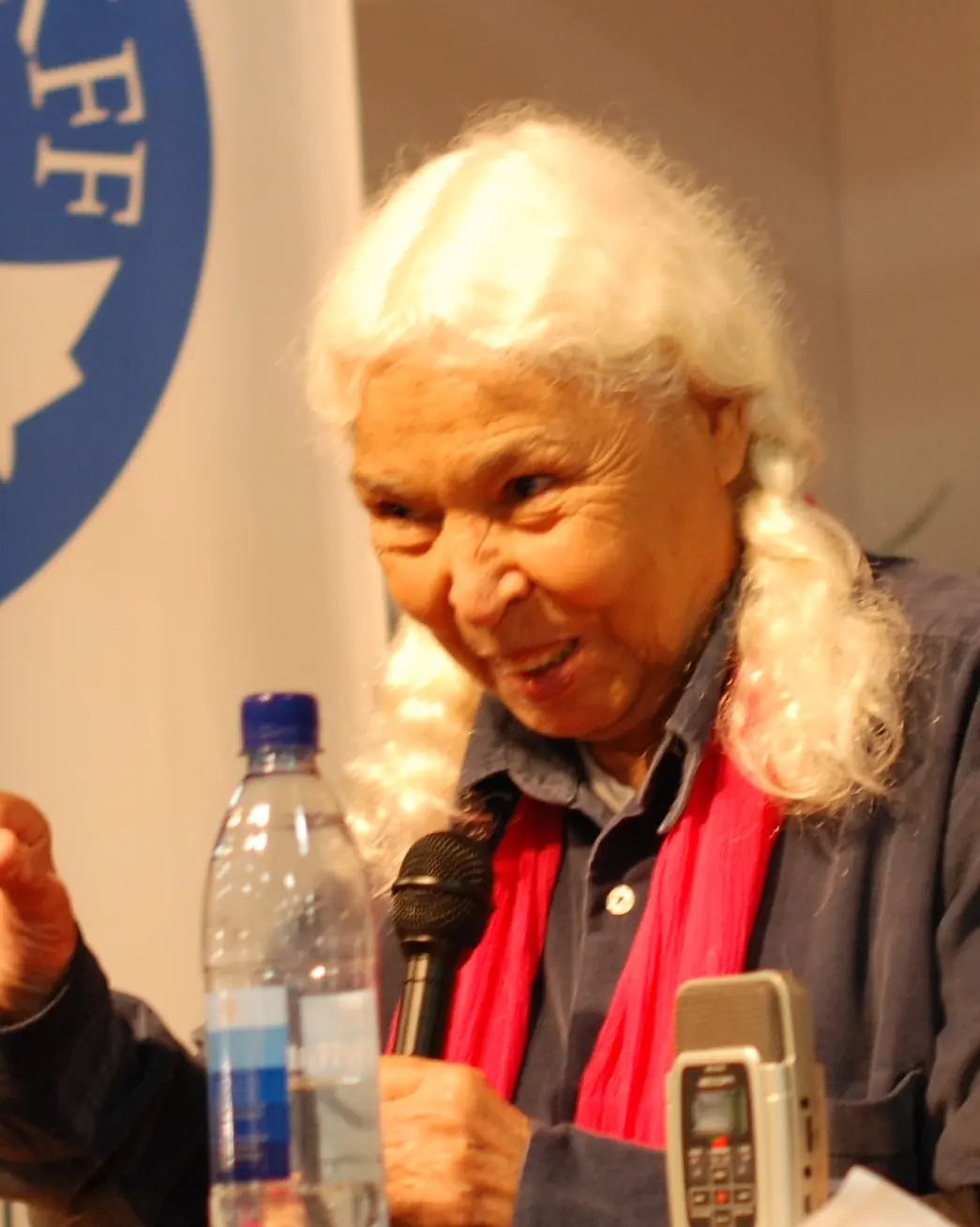 Portrait of Nawal El Saadawi.