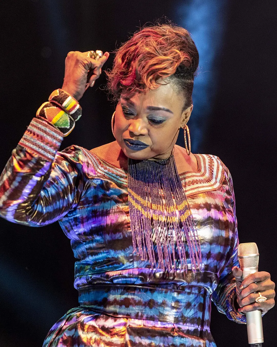 Portrait of Oumou Sangaré.