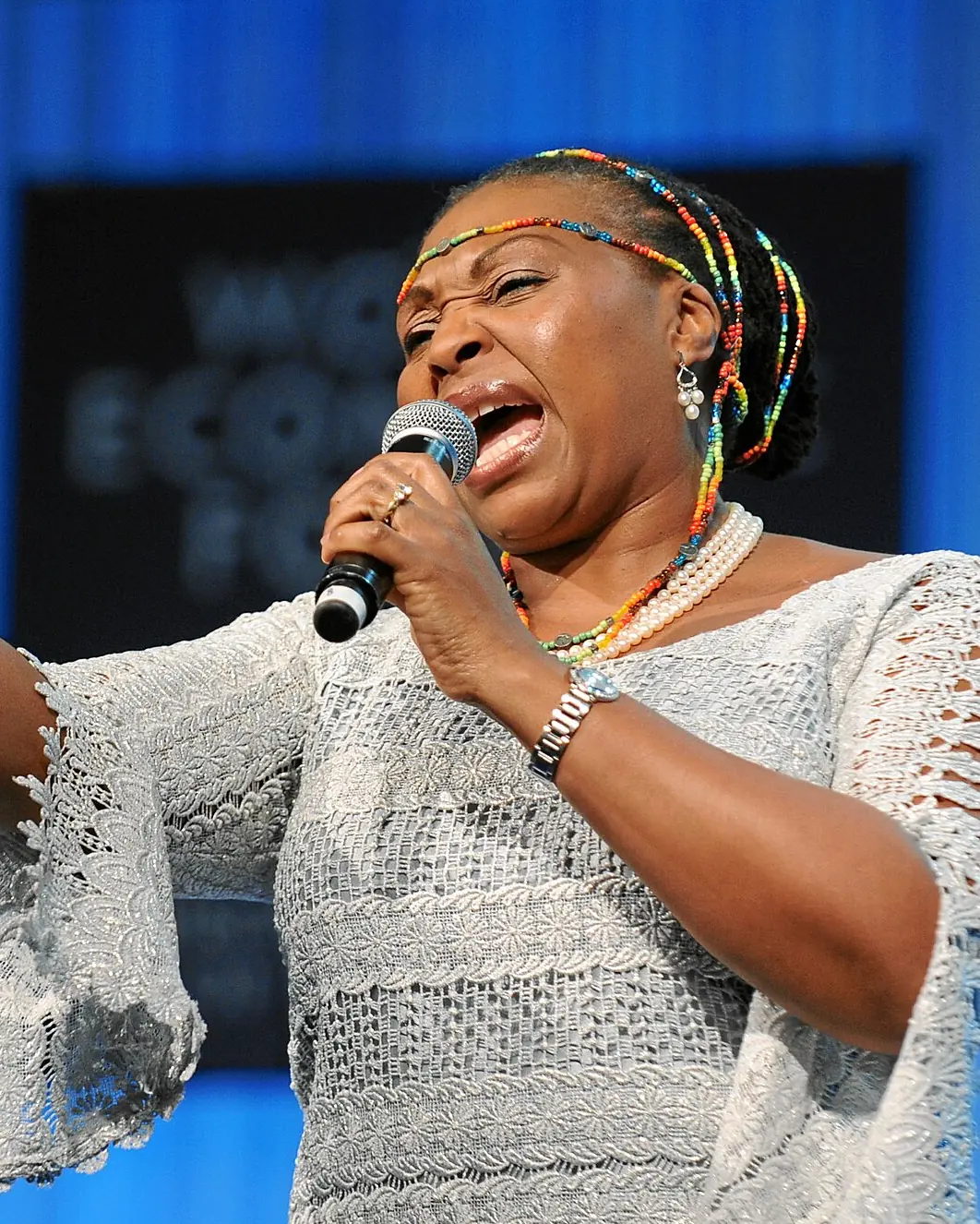 Portrait of Yvonne Chaka Chaka.